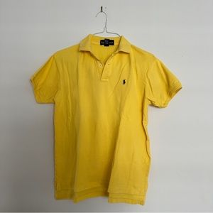 Ralph Lauren Yellow Polo Shirt Size M